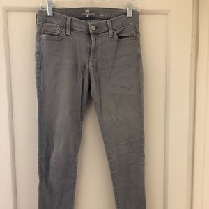 Grey 7 for all mankind skinny